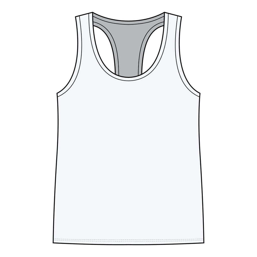 Fourth of July Bayou Fireworks Racerback Tank