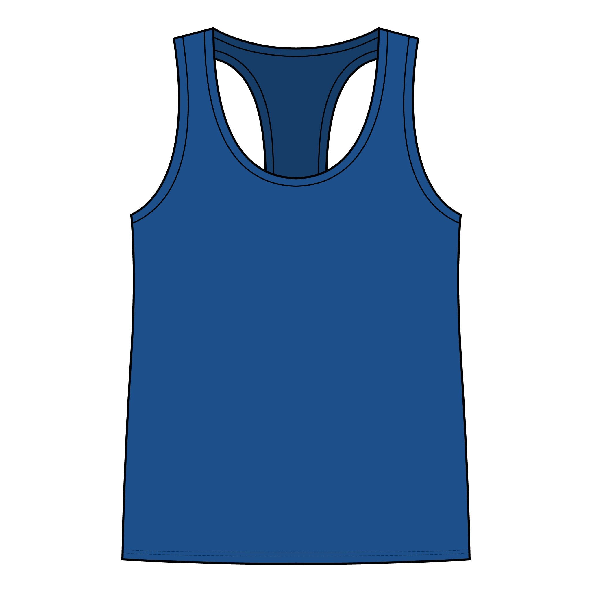 Fourth of July Bayou Fireworks Racerback Tank