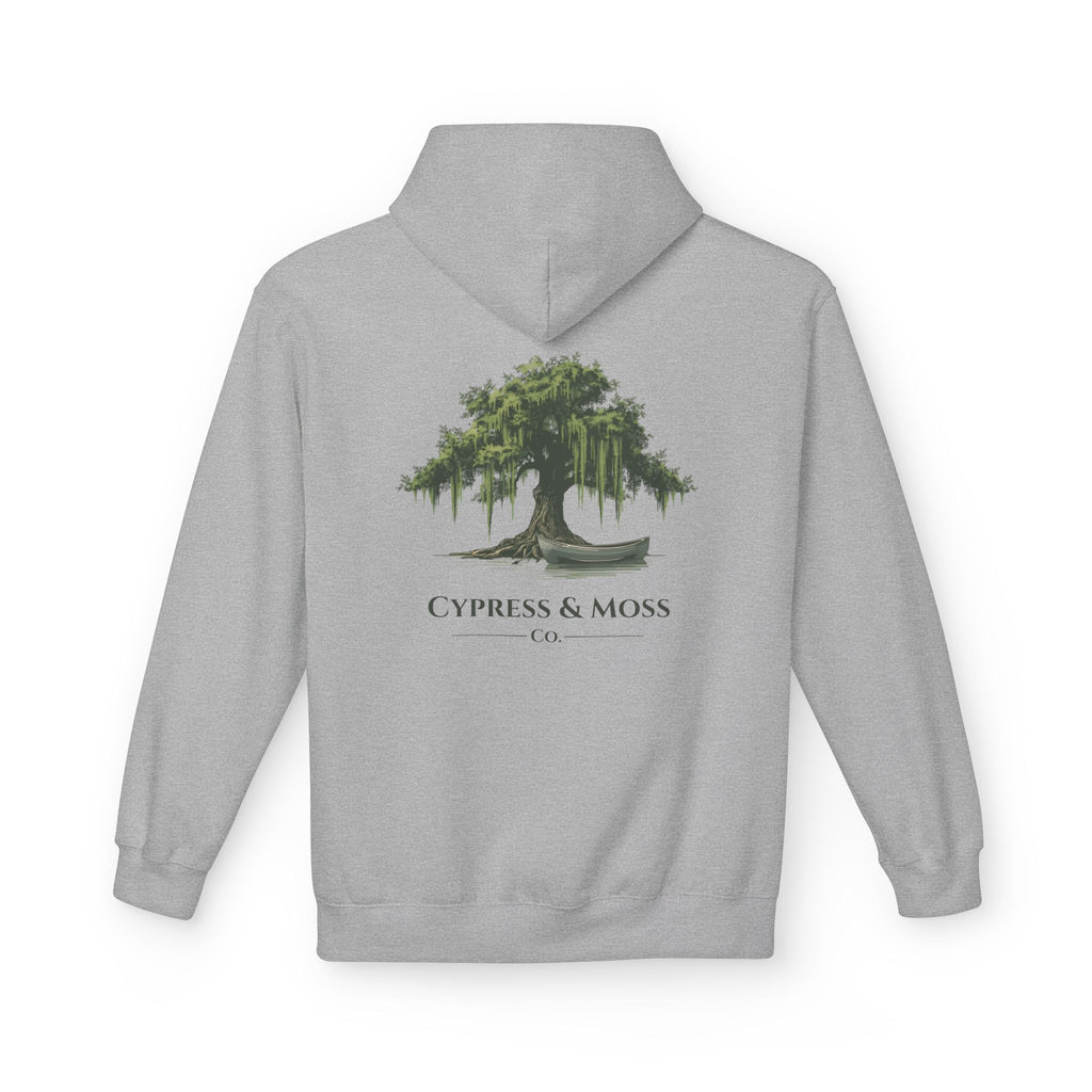 Cypress & Moss Hoodie — Southern Oak Tree Graphic Pullover