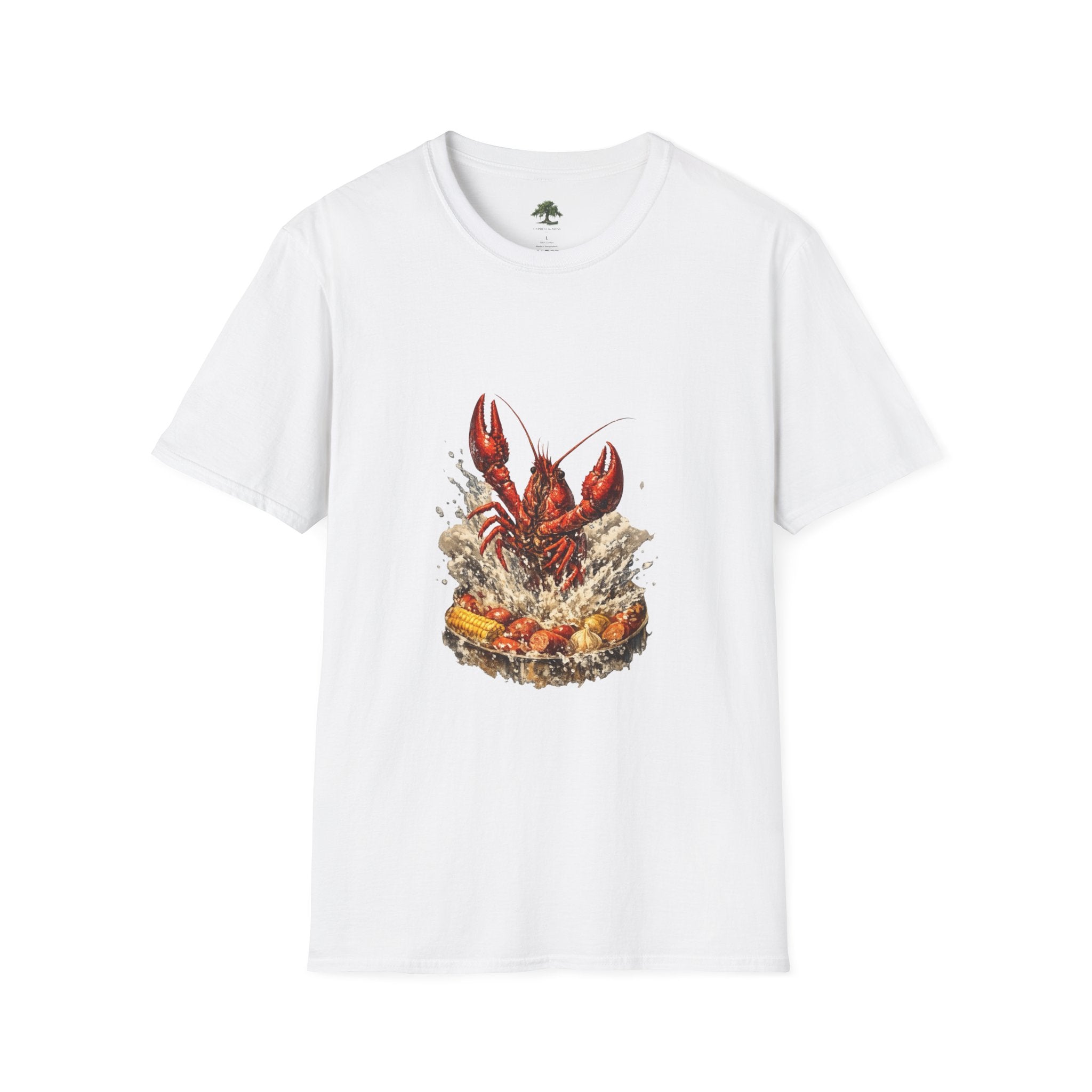 Crawfish Boil T-Shirt — Rustic Seafood Lobster Graphic Tee for Crab & Coastal Lovers