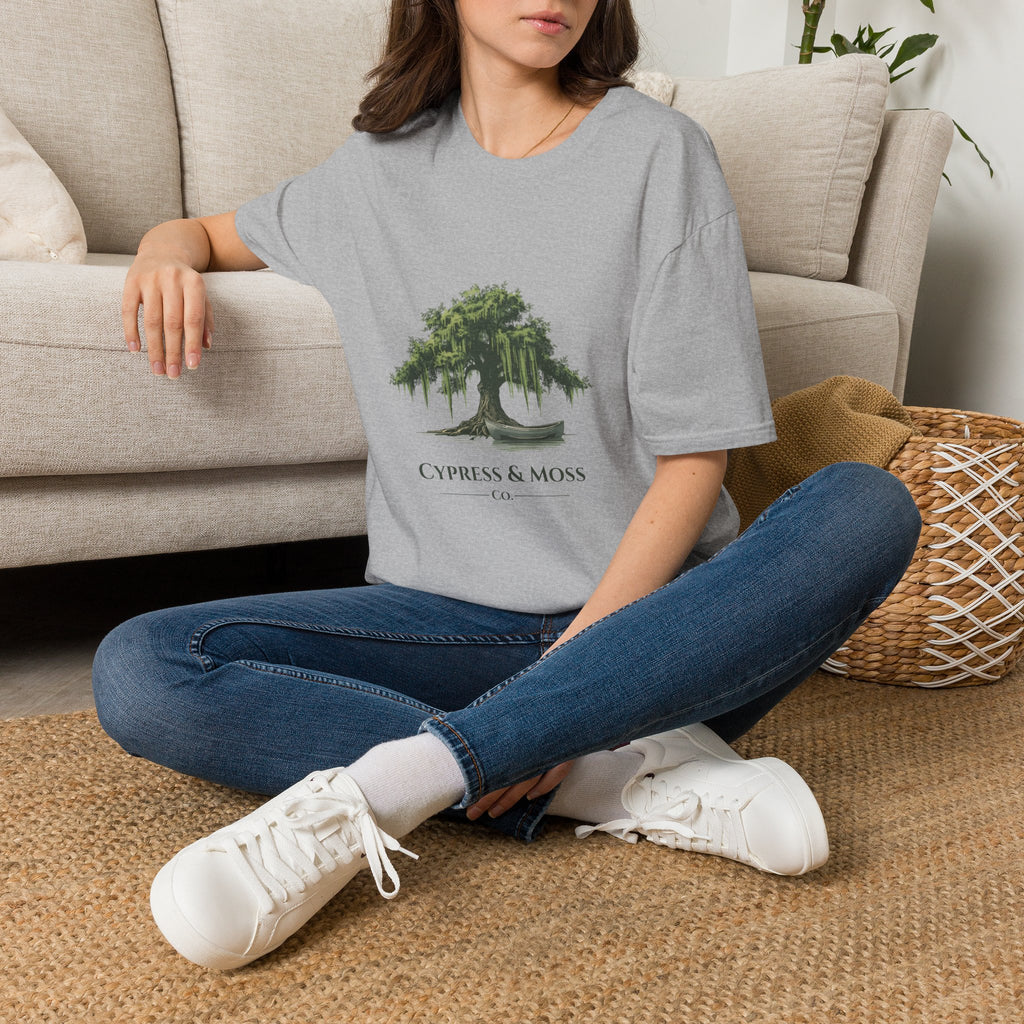 Cypress & Moss Tee — Southern Oak Tree Graphic T-Shirt