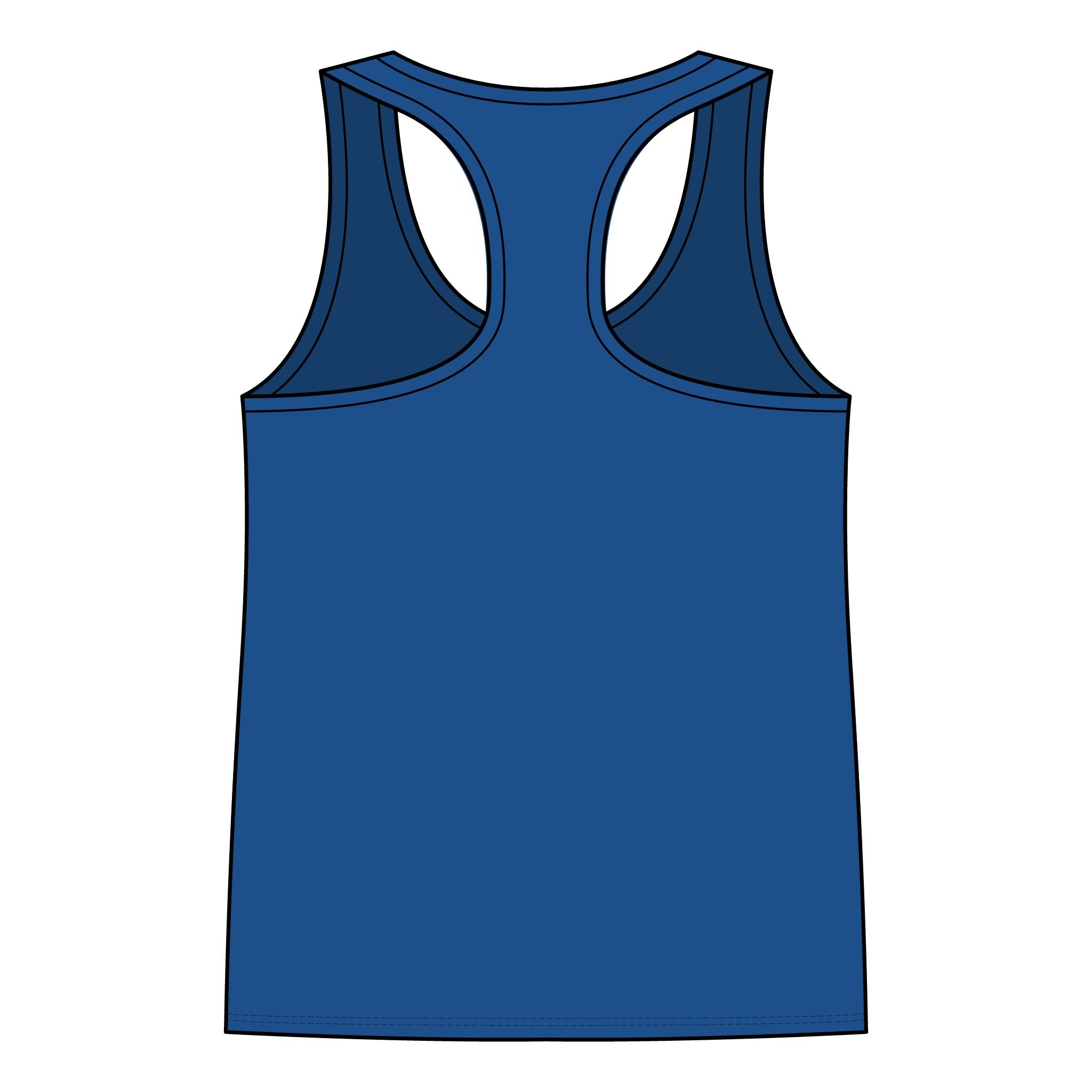 Fourth of July Bayou Fireworks Racerback Tank