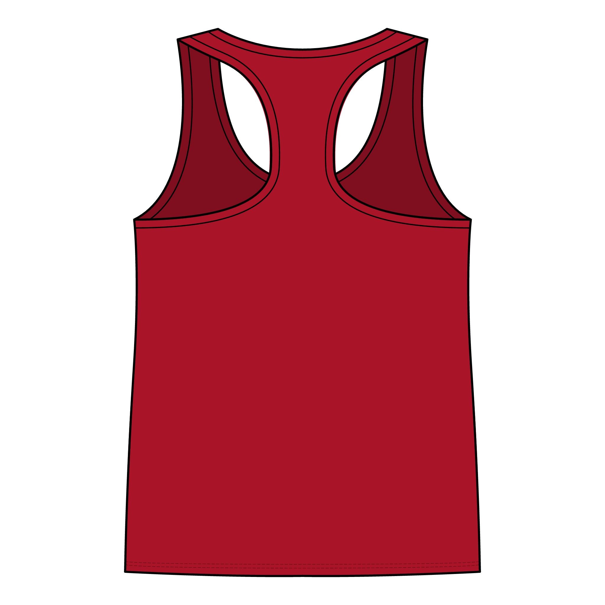 Fourth of July Bayou Fireworks Racerback Tank