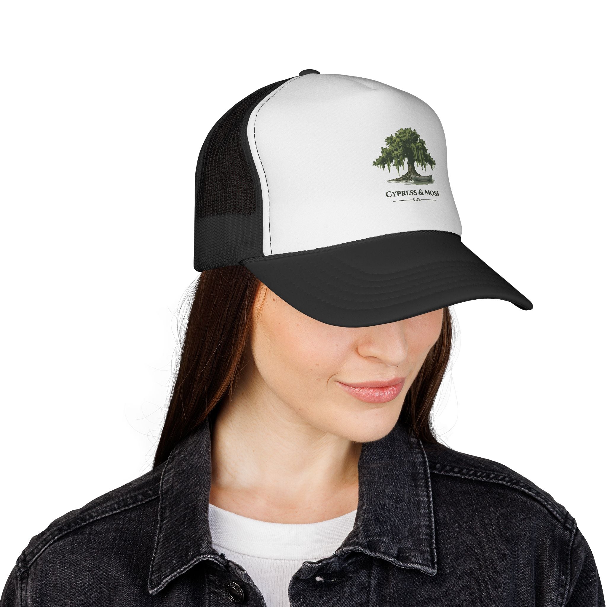 Cypress & Moss Co. Logo Trucker Hat | Bayou Mesh Snapback