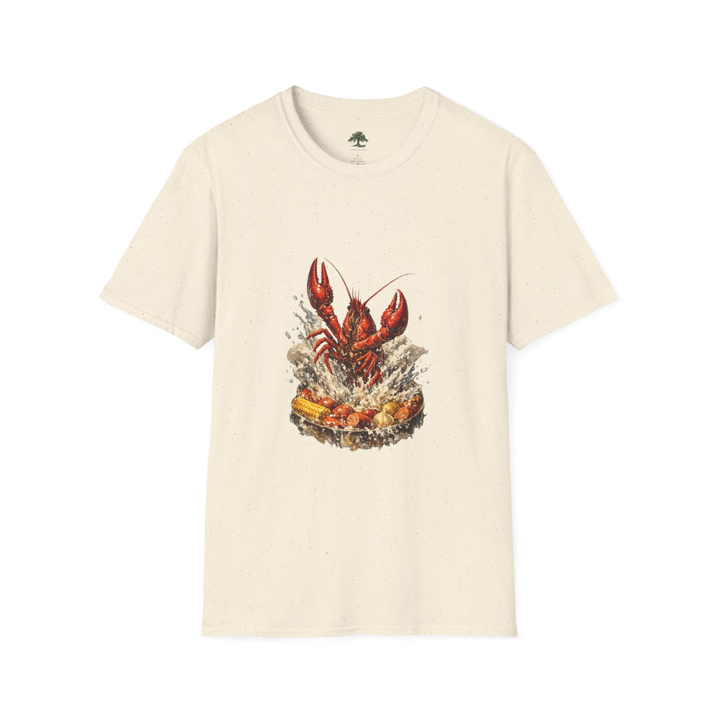 Crawfish Boil T-Shirt — Rustic Seafood Lobster Graphic Tee for Crab & Coastal Lovers