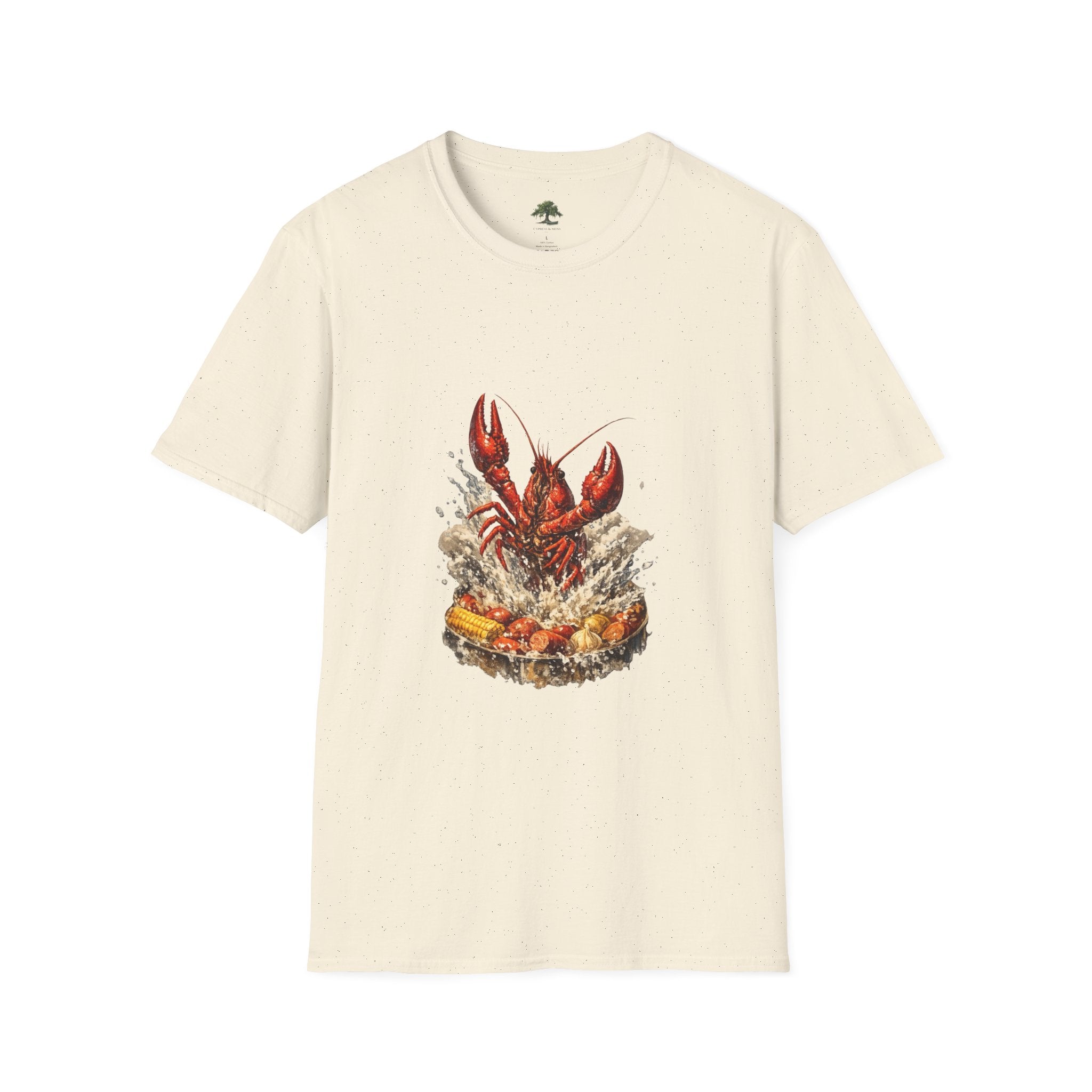 Crawfish Boil T-Shirt — Rustic Seafood Lobster Graphic Tee for Crab & Coastal Lovers