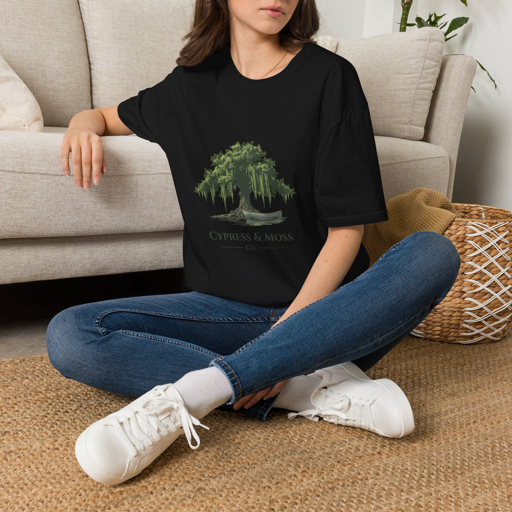 Cypress & Moss Tee — Southern Oak Tree Graphic T-Shirt