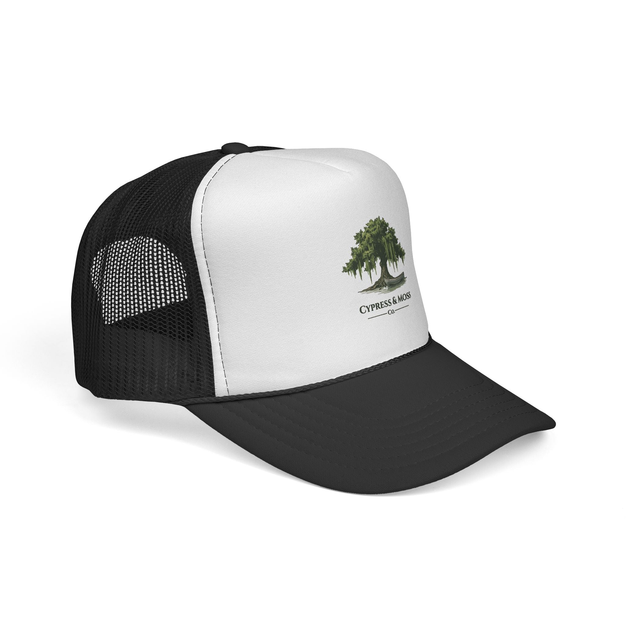 Cypress & Moss Co. Logo Trucker Hat | Bayou Mesh Snapback