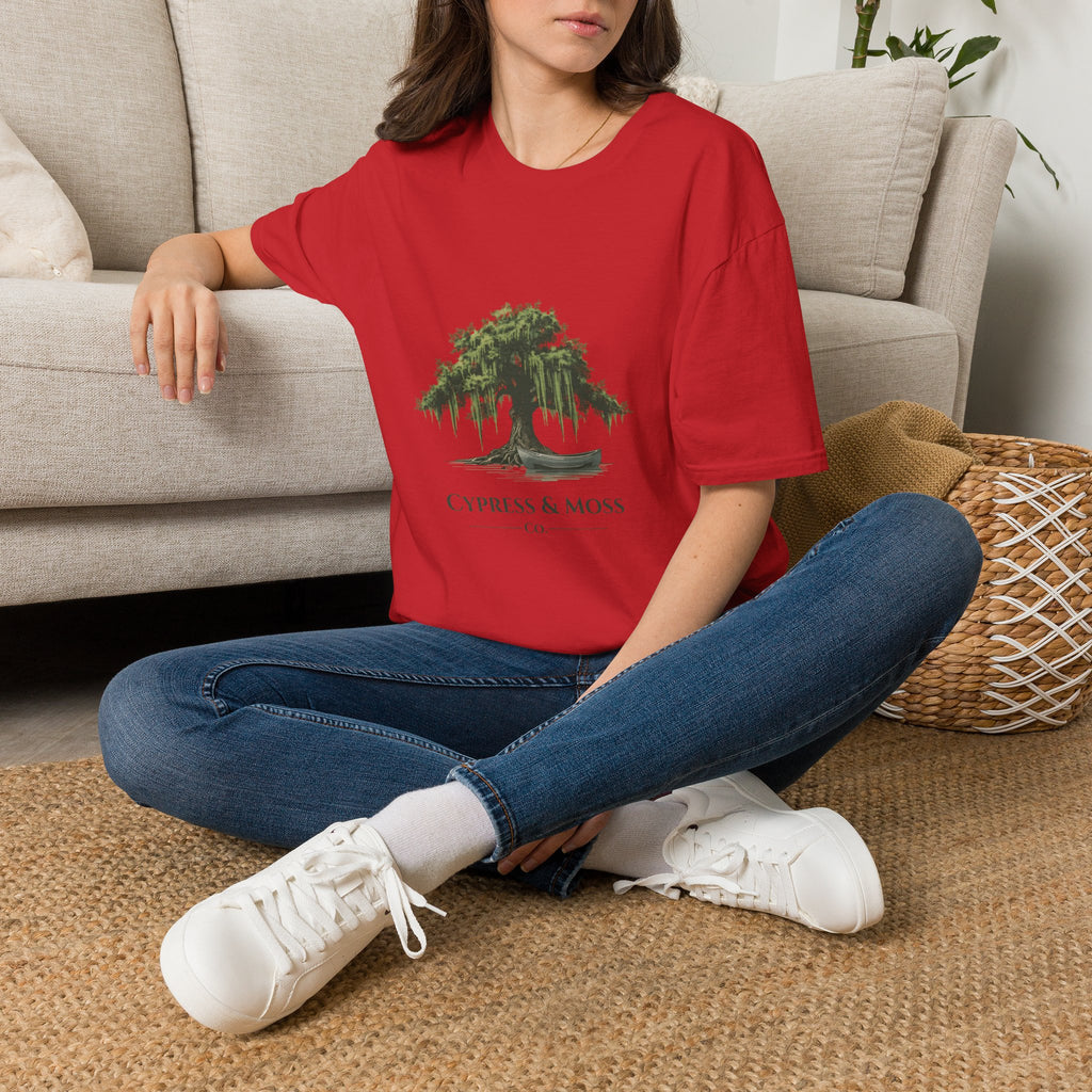 Cypress & Moss Tee — Southern Oak Tree Graphic T-Shirt