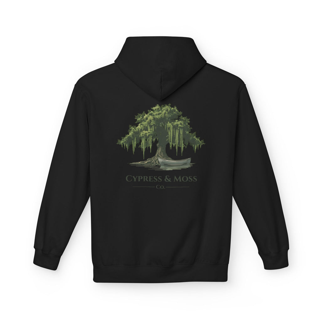 Cypress & Moss Hoodie — Southern Oak Tree Graphic Pullover
