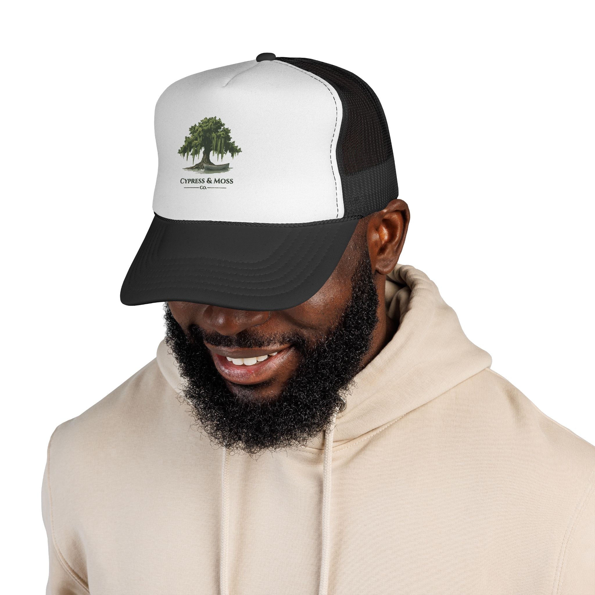 Cypress & Moss Co. Logo Trucker Hat | Bayou Mesh Snapback