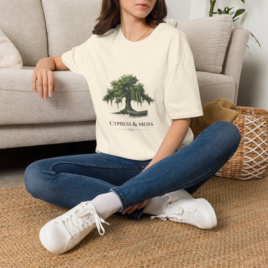 Cypress & Moss Tee — Southern Oak Tree Graphic T-Shirt