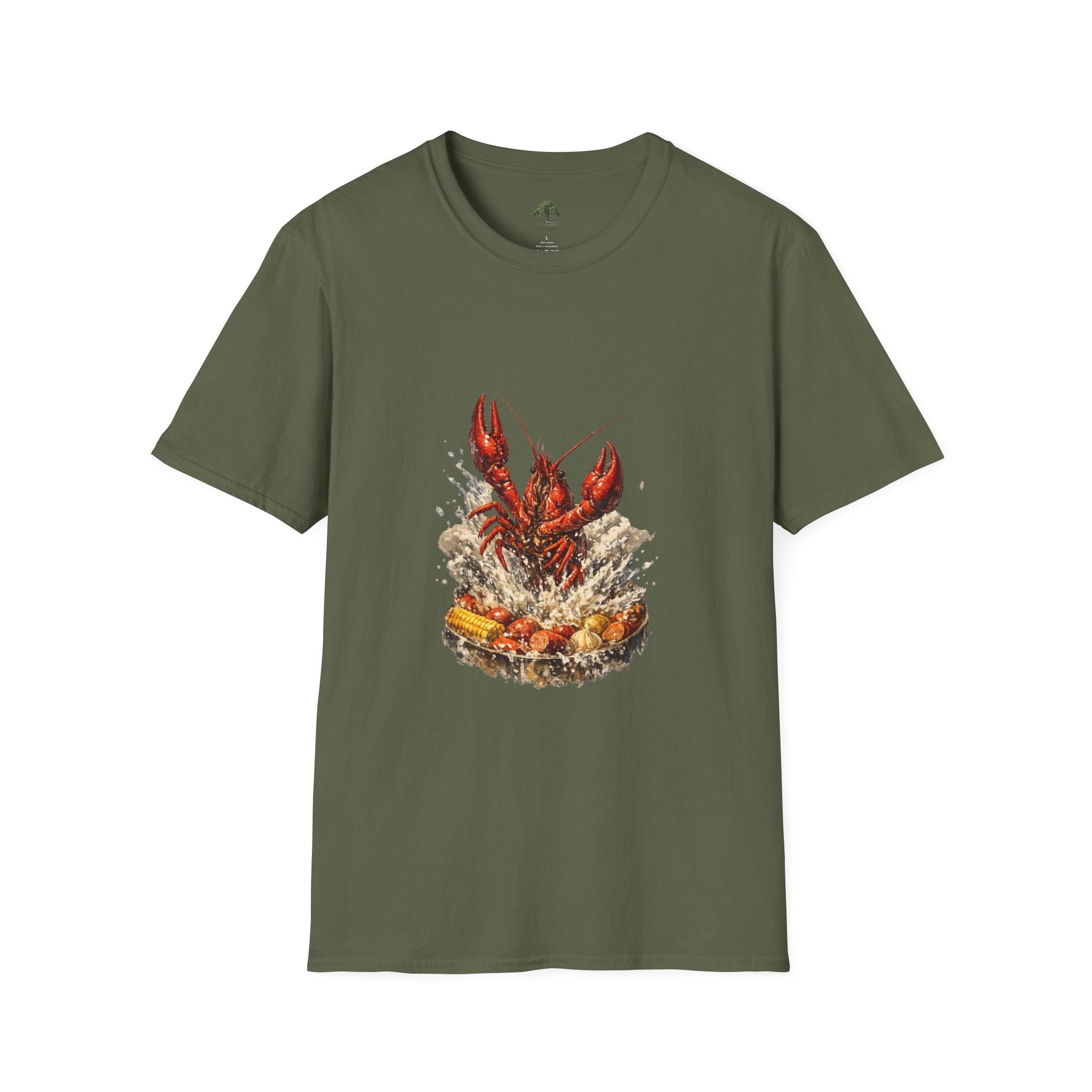 Crawfish Boil T-Shirt — Rustic Seafood Lobster Graphic Tee for Crab & Coastal Lovers