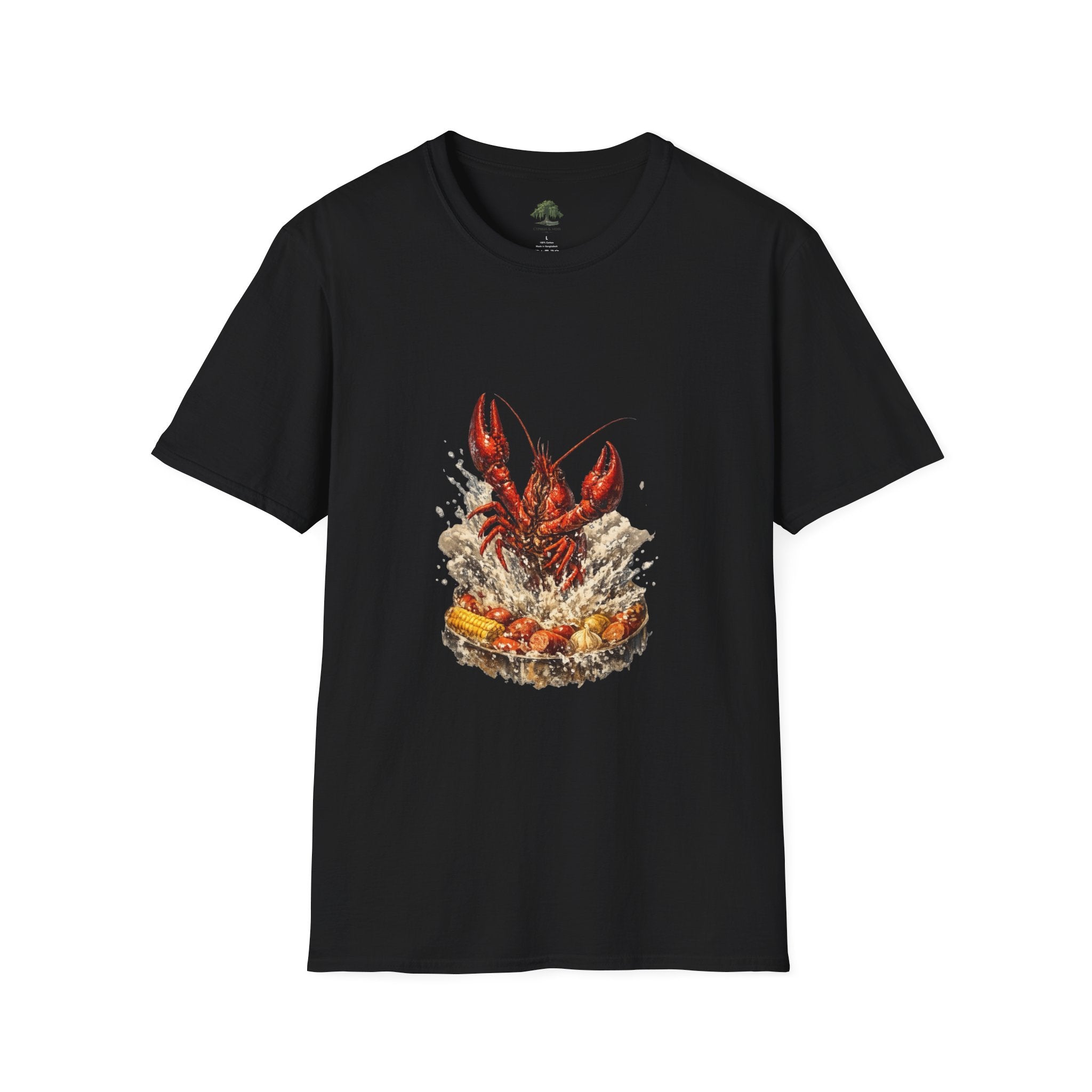 Crawfish Boil T-Shirt — Rustic Seafood Lobster Graphic Tee for Crab & Coastal Lovers