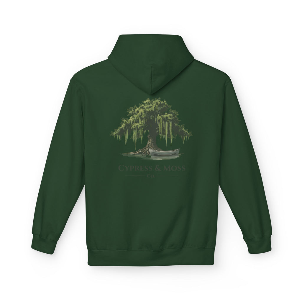 Cypress & Moss Hoodie — Southern Oak Tree Graphic Pullover